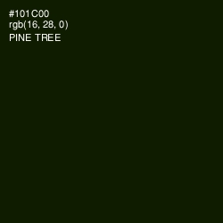 #101C00 - Pine Tree Color Image